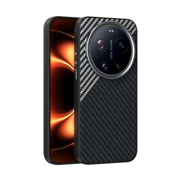 Levně ABEEL C CARBON Ochranný kryt pro Xiaomi 17 Ultra BLACK-GREY