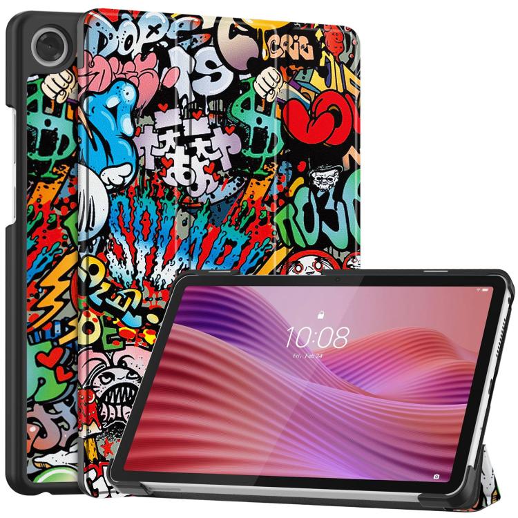 Levně ART Zaklápěcí pouzdro pro Lenovo Tab One / Lenovo Tab K9 GRAFFITI