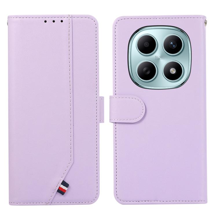 Levně ABEEL DELICATE Peněženkový obal Xiaomi Redmi Note 15 5G / POCO M8 5G fialový