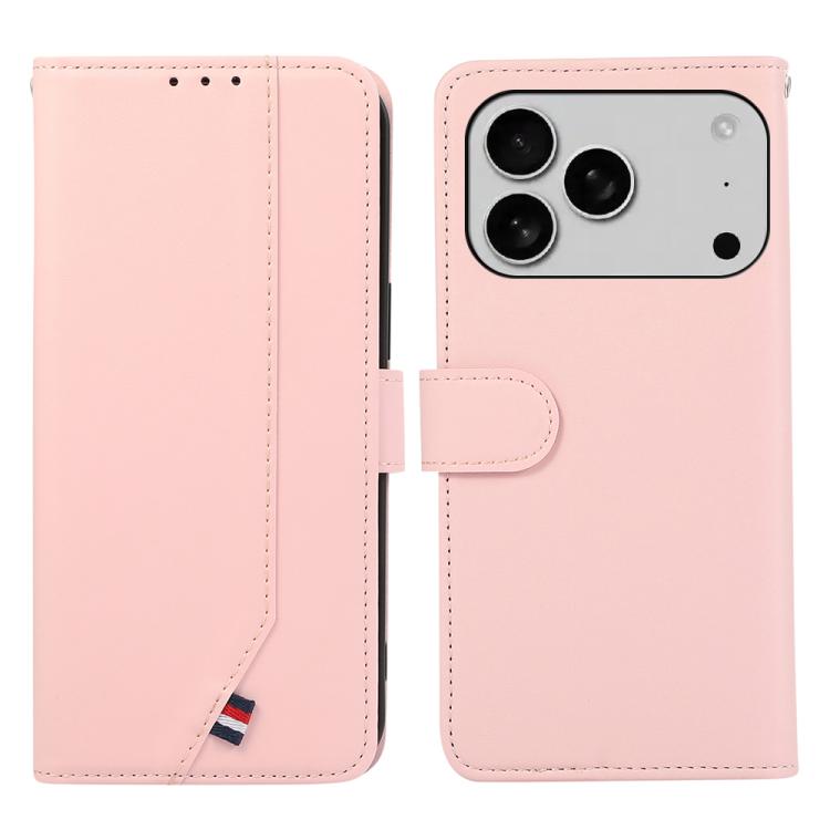 Levně ABEEL DELICATE Peněženkový obal Apple iPhone 17 Pro růžový