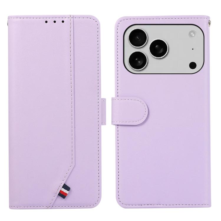 Levně ABEEL DELICATE Peněženkový obal Apple iPhone 17 Pro Max fialový
