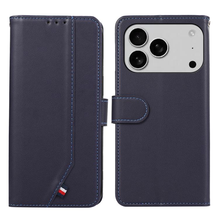 Levně ABEEL DELICATE Peněženkový obal Apple iPhone 17 Pro Max modrý