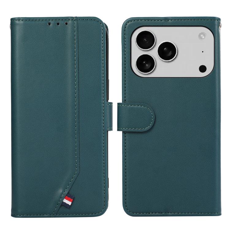 Levně ABEEL DELICATE Peněženkový obal Apple iPhone 17 Pro Max zelený