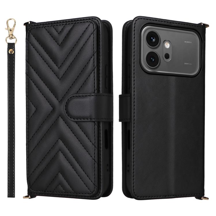 Levně PRESTIGE Peněženkové pouzdro pro Honor 600 / Honor 600 Pro černé