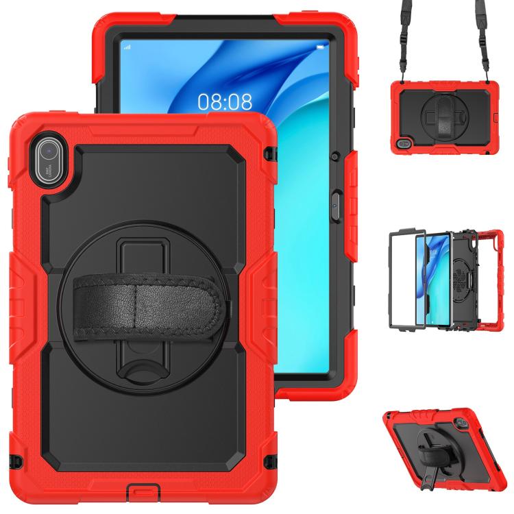 Levně SOLID 360 Odolný obal pro Huawei MatePad SE 11 2024 červený