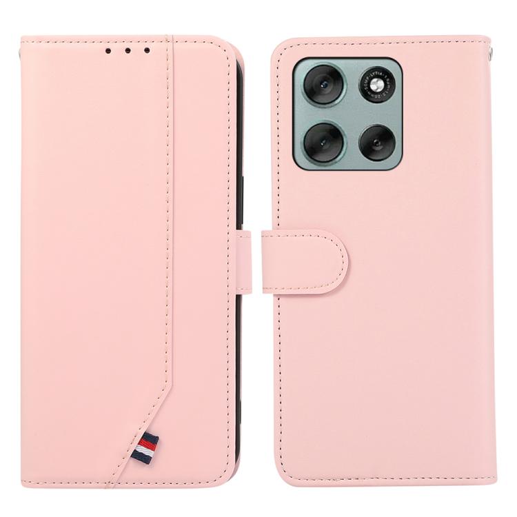Levně ABEEL DELICATE Peněženkový obal Motorola Moto G86 Power 5G růžový