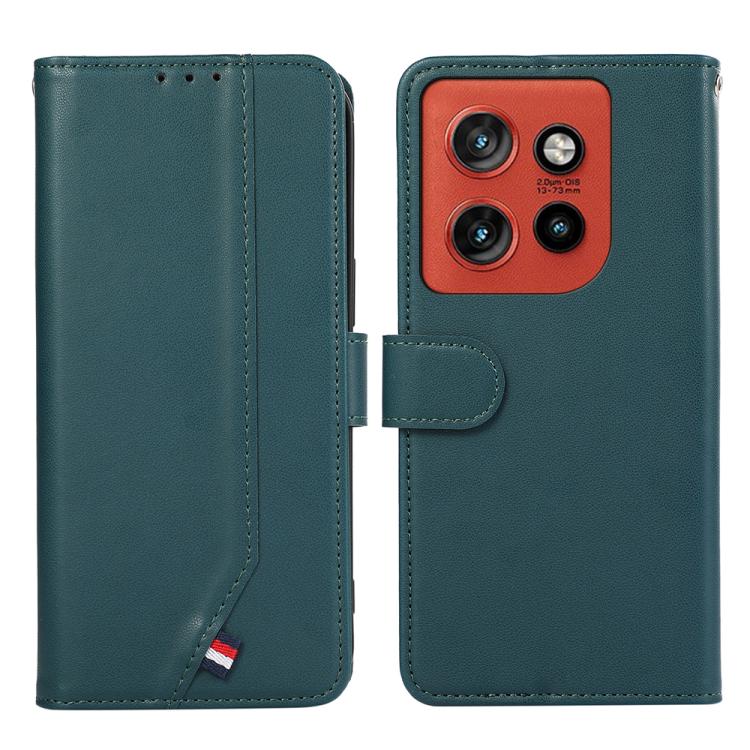 Levně ABEEL DELICATE Peněženkové pouzdro Motorola Edge 70 zelené