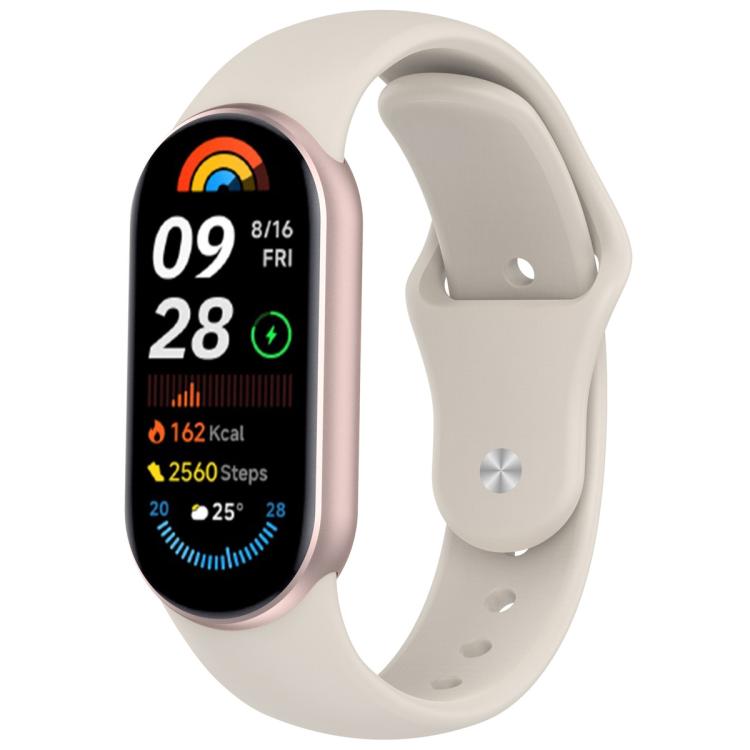 Levně BUTTERFLY Vyměnitelný řemínek pro Xiaomi Smart Band 10 / 9 / 8 STARLIGHT
