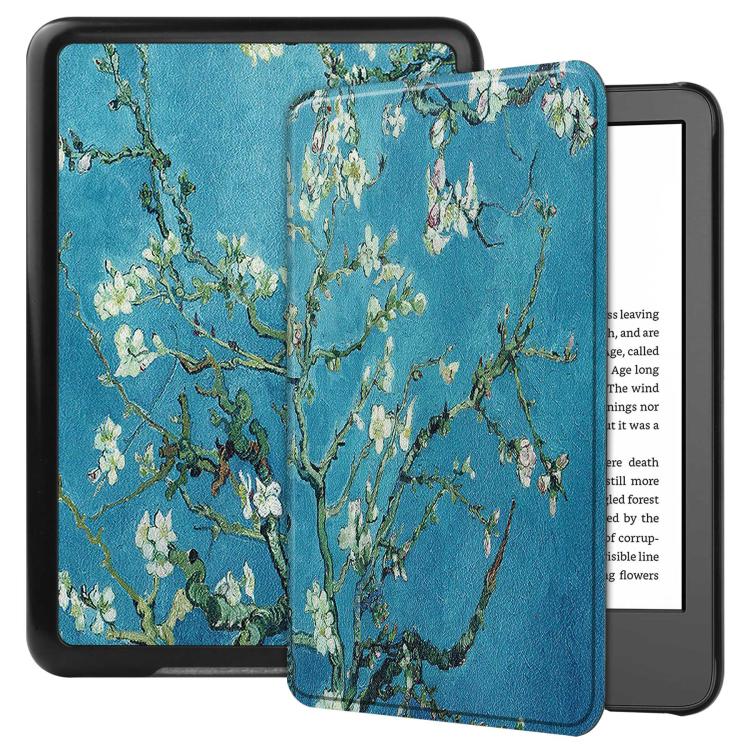 Levně ART Zaklápěcí pouzdro pro Amazon Kindle 11. generace 2022 / 2024 APRICOT BLOSSOM