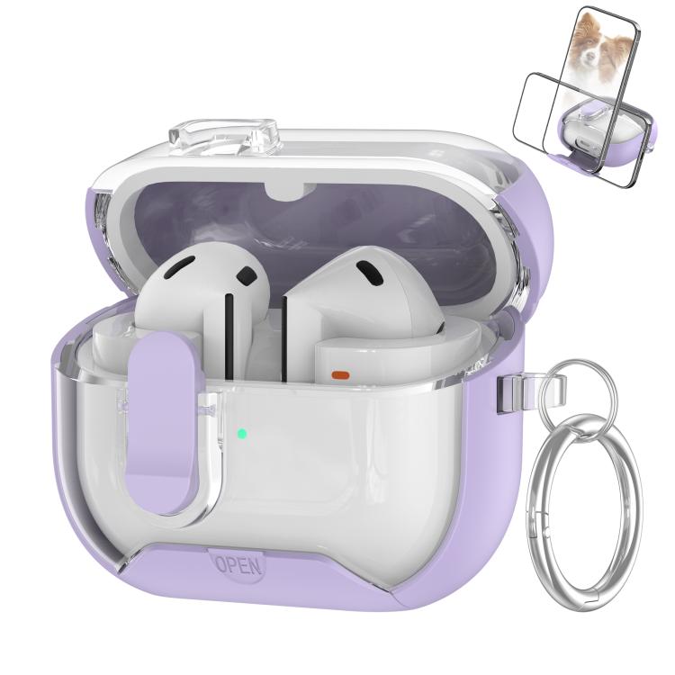 Levně STARCHAIN Ochranné pouzdro pro Samsung Galaxy Buds 3 / Buds 3 Pro fialové