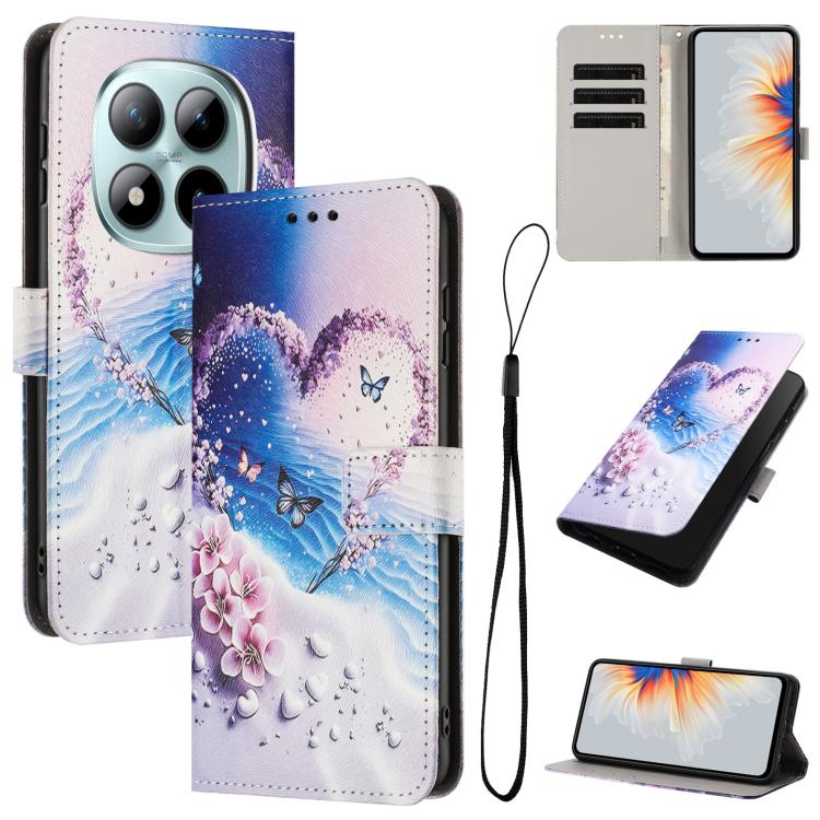 Levně ART Peněženkový obal pro Xiaomi Redmi Note 15 Pro LOVE BUTTERFLY