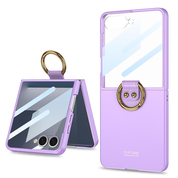 Levně GKK CIRCLE Ochranný obal s držákem pro Samsung Galaxy Z Flip7 5G fialový