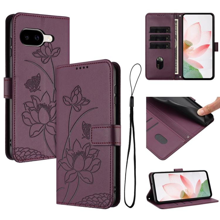 Levně ART LOTUS Peněženkové pouzdro pro Google Pixel 10a tmavě fialové