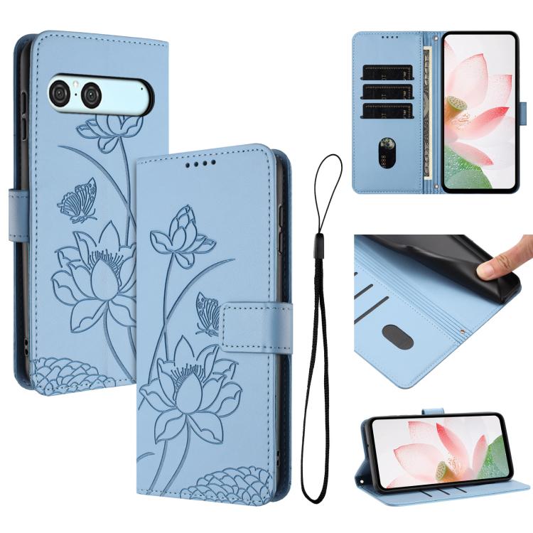 Levně ART LOTUS Peněženkové pouzdro pro Sony Xperia 10 VII modré