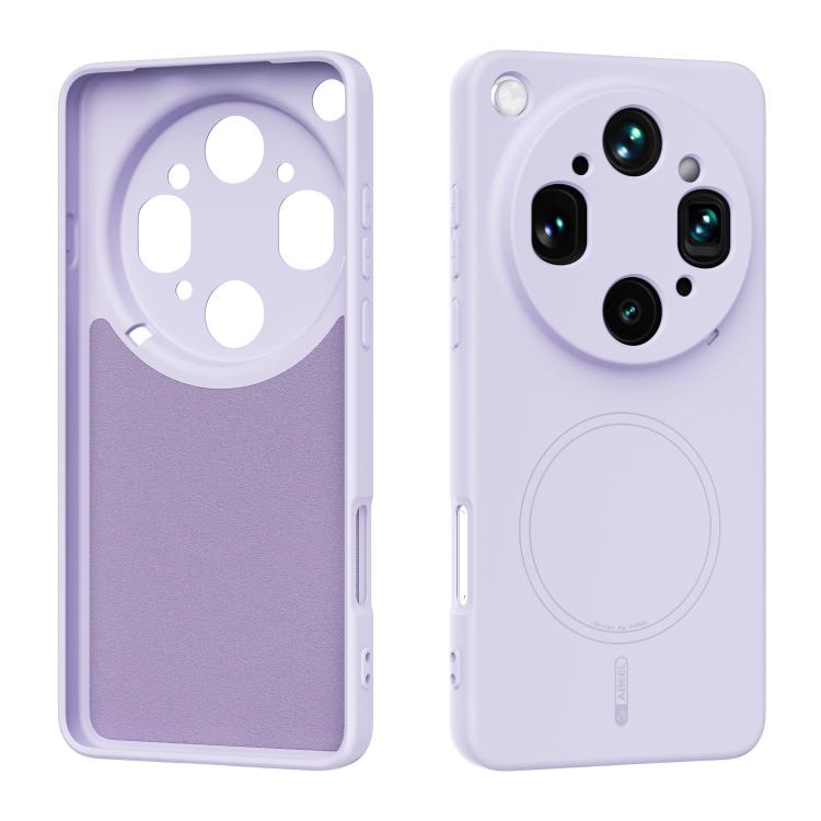 Levně ABEEL SILICONE MAGSAFE Ochranný kryt pro Oppo Find X9 Ultra fialový