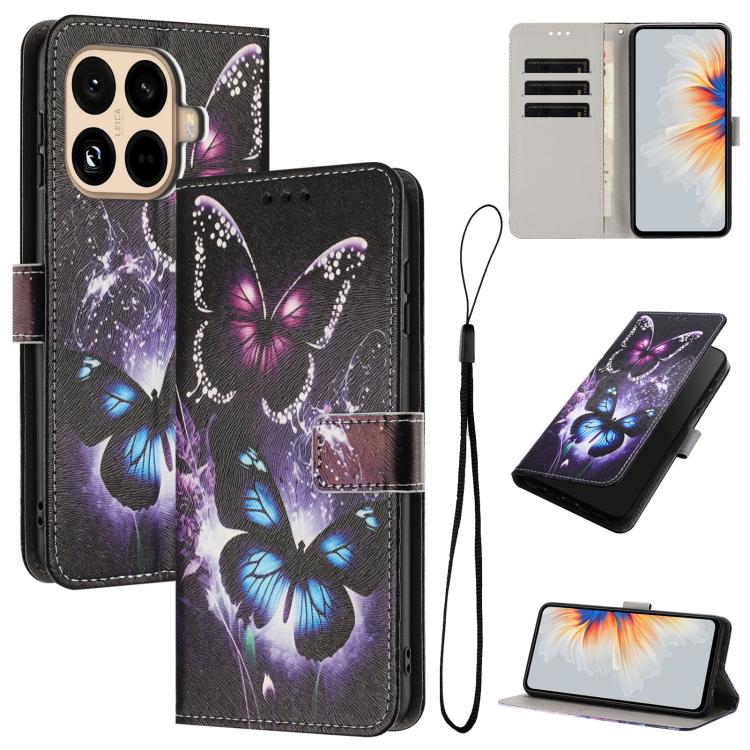 Levně ART Peněženkový kryt pro Xiaomi 15T Pro BUTTERFLIES