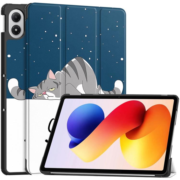 Levně ART Zaklápěcí pouzdro pro Xiaomi Redmi Pad 2 Pro LAZY CAT