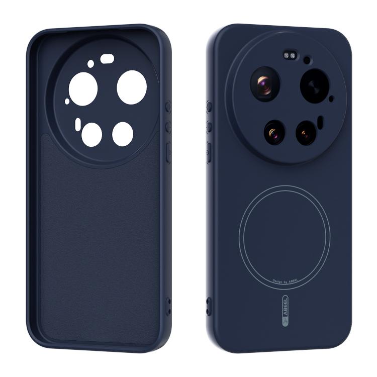 Levně ABEEL SILICONE MAGSAFE Ochranný kryt pro Xiaomi 17 Ultra tmavě modrý