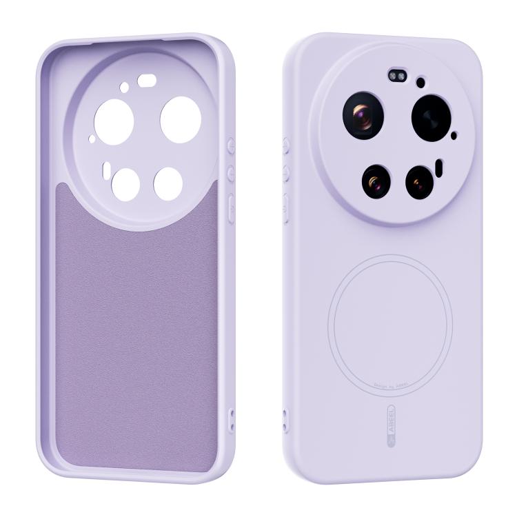 Levně ABEEL SILICONE MAGSAFE Ochranný kryt pro Xiaomi 17 Ultra fialový