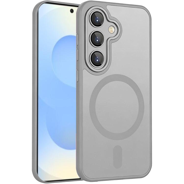 Levně XDCASE FROSTED Ochranný kryt s MagSafe pro Samsung Galaxy S26 5G šedý