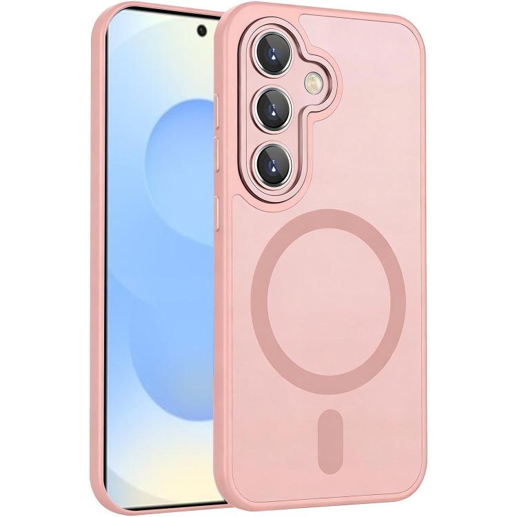Levně XDCASE FROSTED Ochranný kryt s MagSafe pro Samsung Galaxy S26 5G růžový