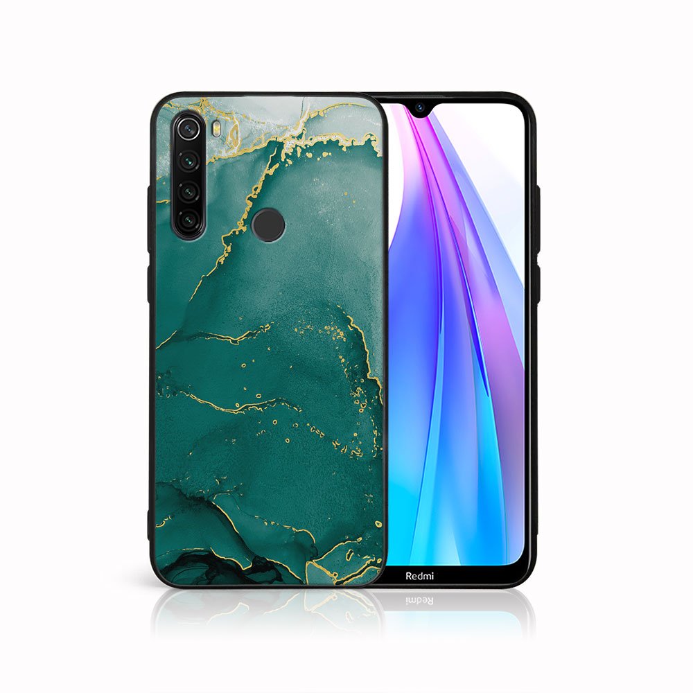 Levně MY ART Ochranný kryt pro Xiaomi Redmi Note 8T GREEN MARBLE (145)