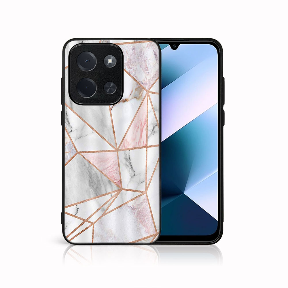 Levně MY ART Ochranný kryt pro POCO C85 PINK MARBLE (143)