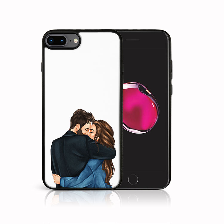 Levně MY ART Ochranný kryt pro Apple iPhone 7 Plus / 8 Plus COUPLE (117)