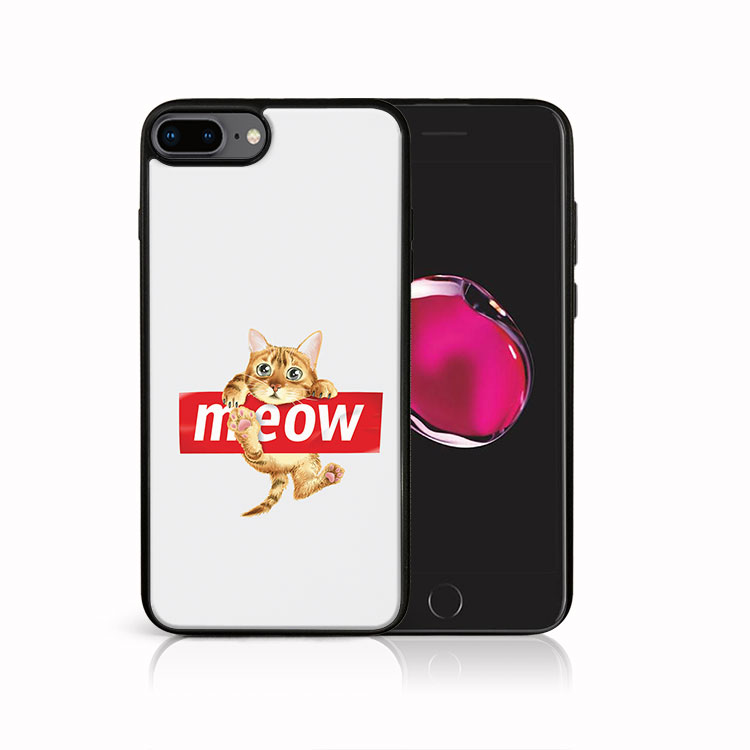 Levně MY ART Ochranný kryt pro Apple iPhone 7 Plus / 8 Plus MEOW (183)