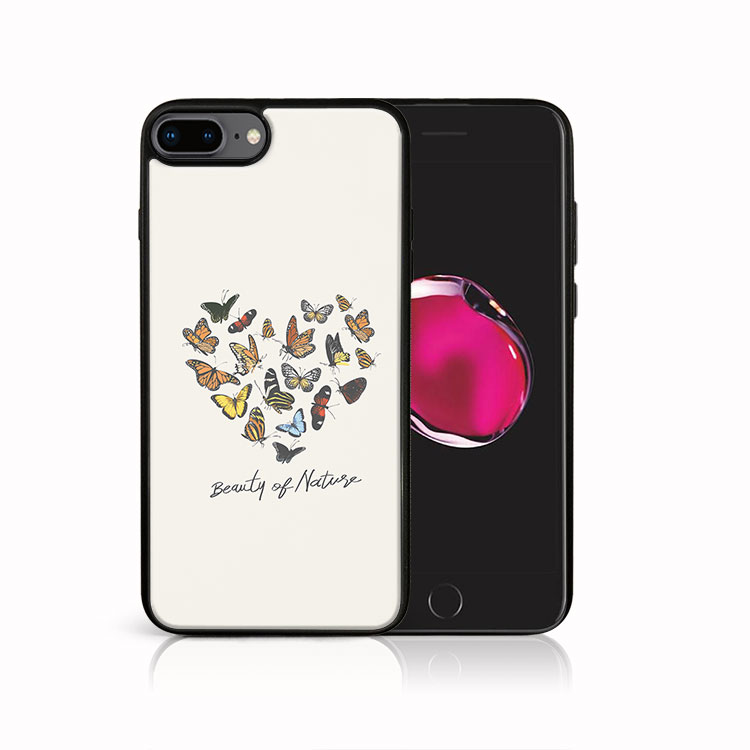 Levně MY ART Ochranný kryt pro Apple iPhone 7 Plus / 8 Plus BUTTERFLIES (240)