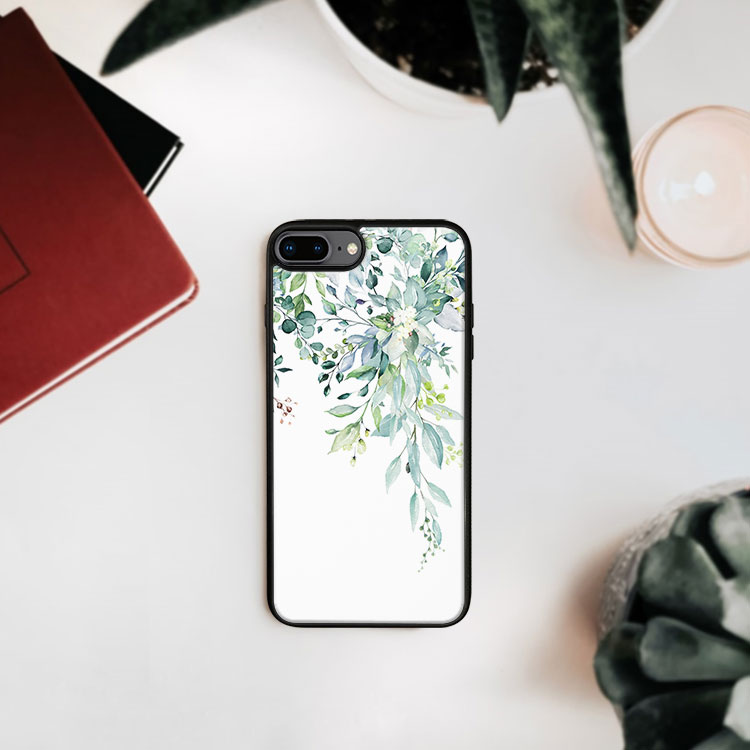 Levně MY ART Ochranný kryt pro Apple iPhone 7 Plus / 8 Plus GREENERY (155)