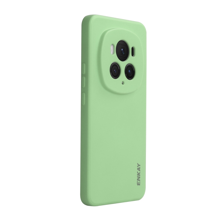 Levně ENKAY RUBBER Ochranný kryt pro Honor Magic6 Pro 5G světle zelený
