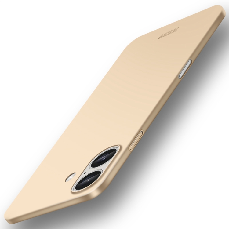 Levně MOFI Plastový kryt pro Apple iPhone 16 zlatý