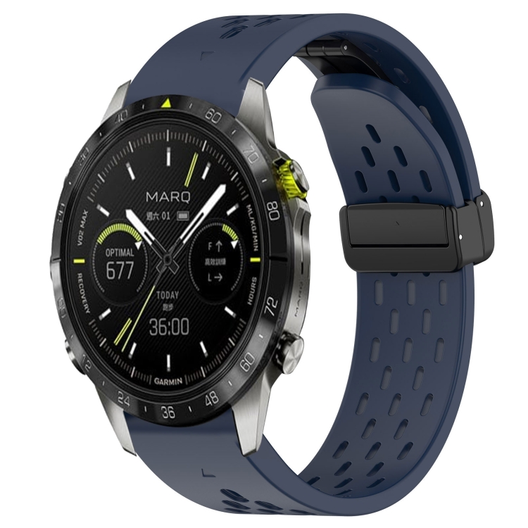 Levně AIRY Silikonový řemínek pro Garmin Epix Pro Gen 2 47mm modrý