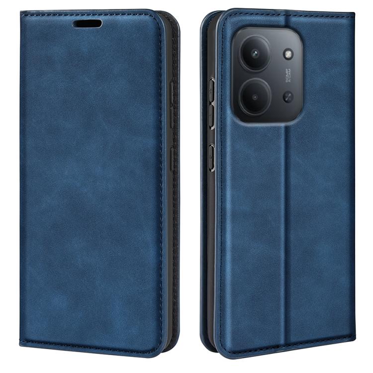 Levně MAGNETIC Zaklápěcí kryt pro Xiaomi Redmi 15C / Redmi 15C 5G modrý