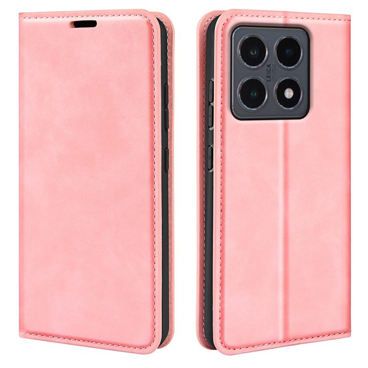 Levně MAGNETIC Zaklápěcí kryt pro Xiaomi 15T růžový