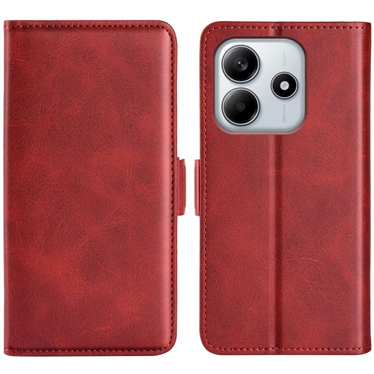 Levně SIDE Peněženkové pouzdro pro Xiaomi Redmi Note 14 červené