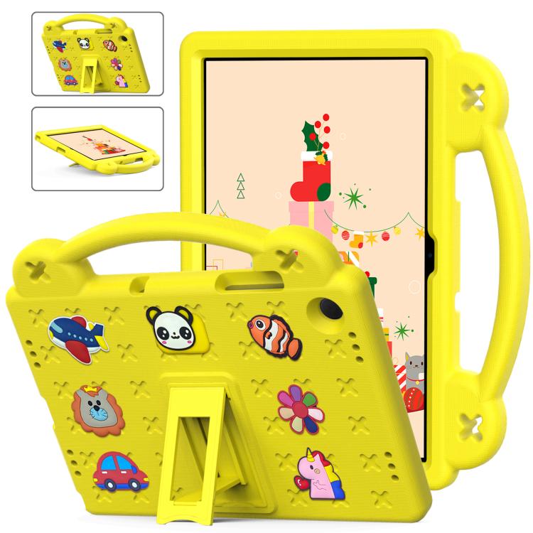 Levně FANY Dětský kryt na tablet pro Samsung Galaxy Tab A11+ žlutý