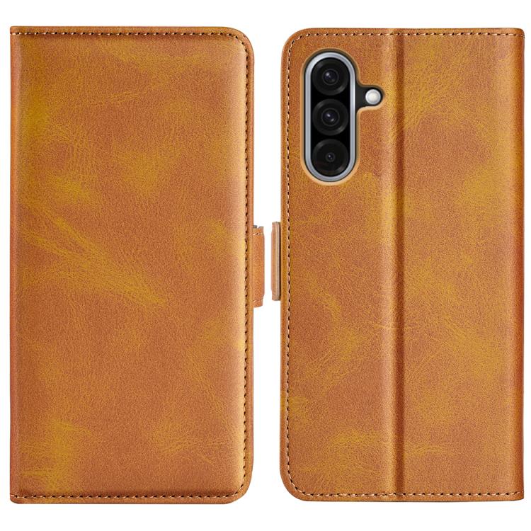 Levně SIDE Peněženkové pouzdro pro Samsung Galaxy A36 světle hnědý