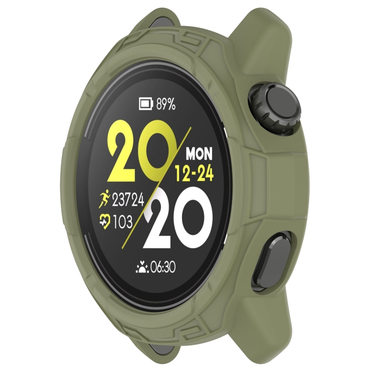 Levně TPU HALF COVER Kryt pro Coros Pace 3 tmavě zelený
