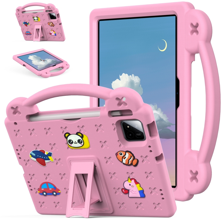 Levně FANY Dětský kryt na tablet pro Xiaomi Pad 7 / Pad 7 Pro / Pad 8 / Pad 8 Pro růžový