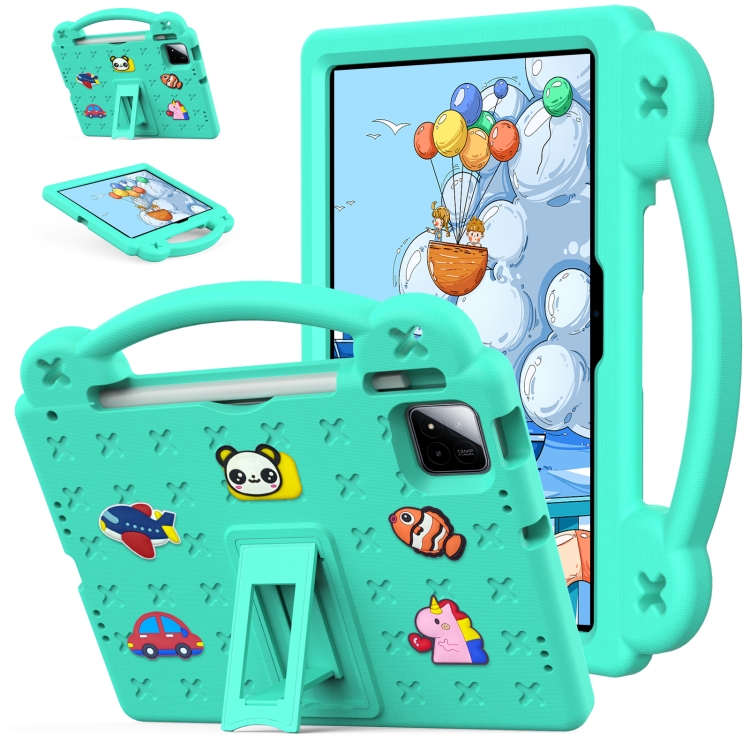 Levně FANY Dětský kryt na tablet pro Xiaomi Pad 7 / Pad 7 Pro / Pad 8 / Pad 8 Pro zelený