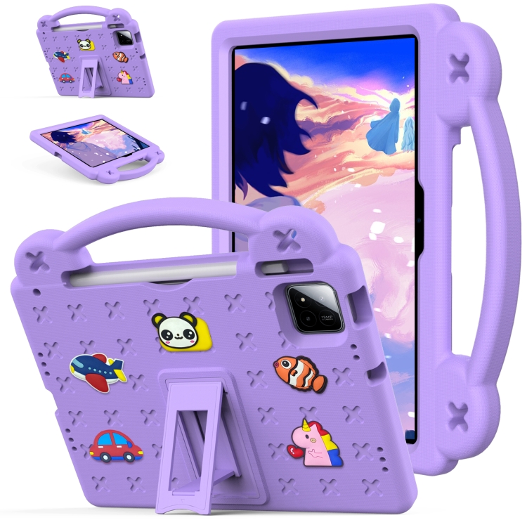 Levně FANY Dětský kryt na tablet pro Xiaomi Pad 7 / Pad 7 Pro / Pad 8 / Pad 8 Pro fialový