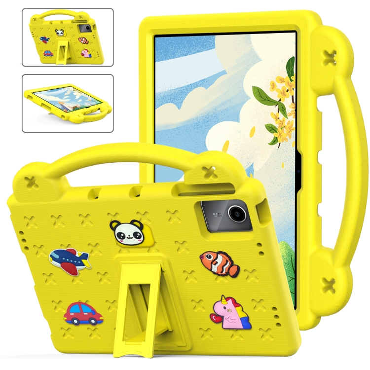 Levně FANY Dětský kryt na tablet pro Huawei MatePad SE 11 2024 žlutý