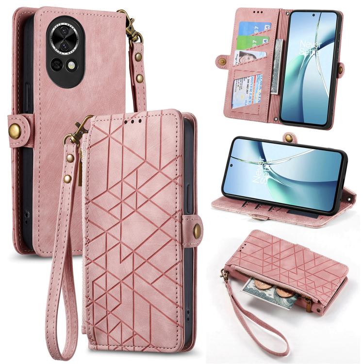 Levně GEOM Peněženkové pouzdro pro Huawei Nova 13 růžové