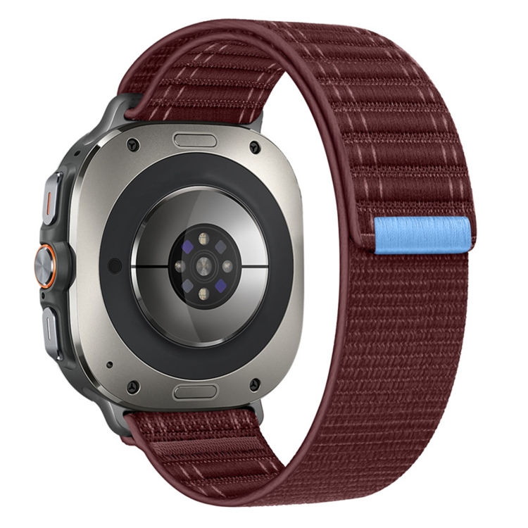 NYLON Vyměnitelný řemínek pro Samsung Galaxy Watch Ultra / Watch Ultra 2025 bordó