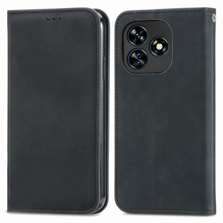 Levně MAGNETIC Zaklápěcí kryt pro Oukitel C51 černý
