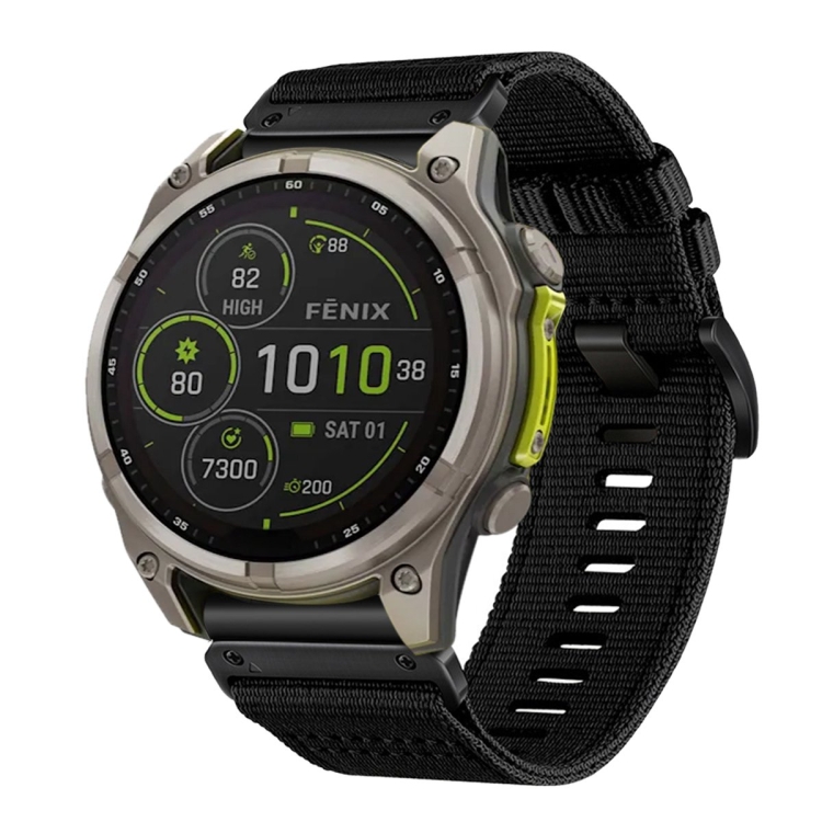 PROTEMIO 87967 CANVAS Vyměnitelný řemínek pro Garmin Fenix 8 51mm černý