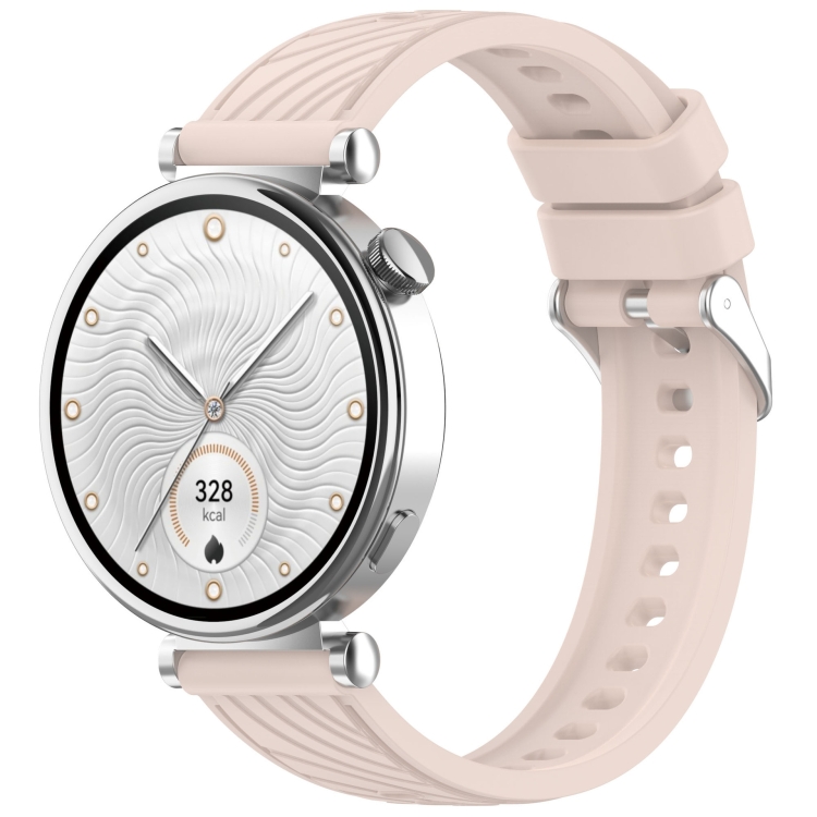 Levně PRINTY Silikonový řemínek pro Huawei Watch GT 5 41mm / GT 6 41mm růžový