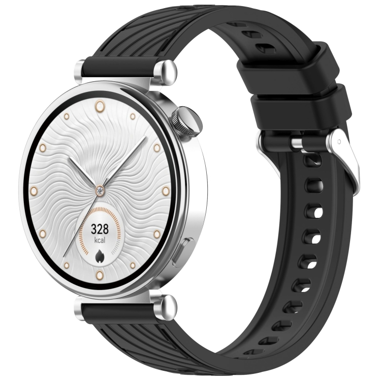 Levně PRINTY Silikonový řemínek pro Huawei Watch GT 5 41mm / GT 6 41mm černý